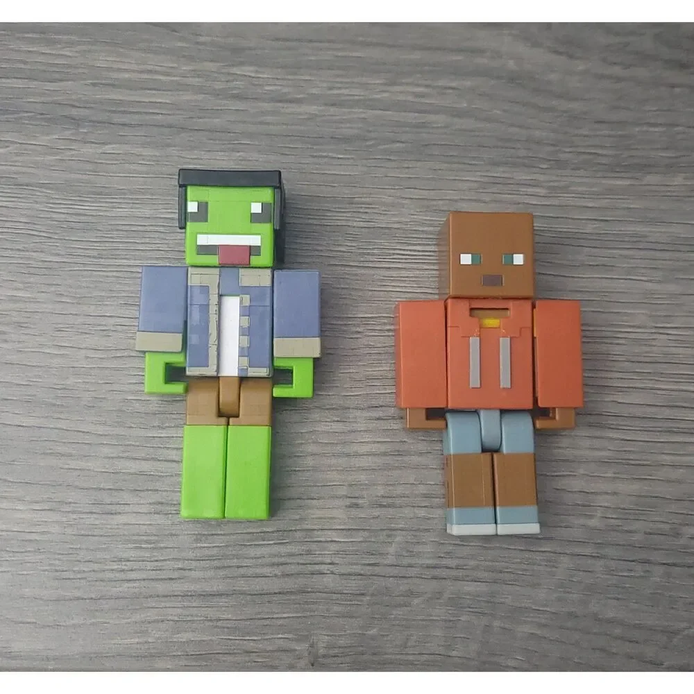 Mattel Set of 2 Minecraft Creator Series Figures Party Shades Fairy Wings